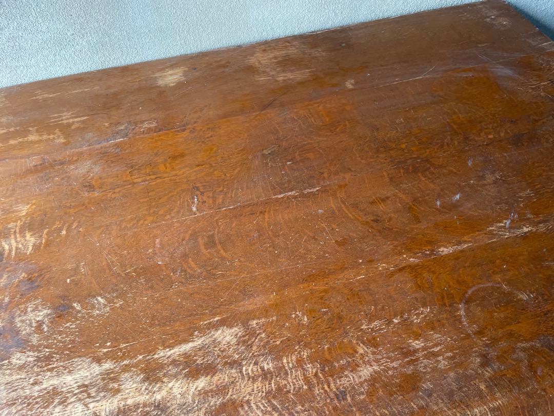 昭和レトロ　アンティーク家具　机　勉強机　木製
