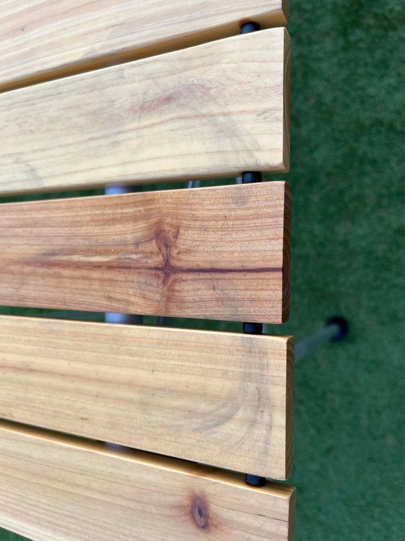 コールマン　ナチュラルウッドロールテーブル　120