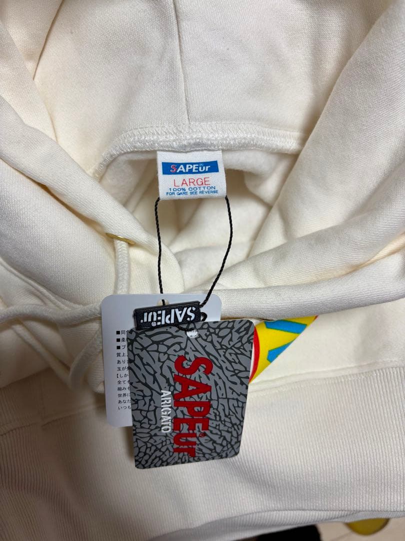 トップス SAPEur 70S Pop Head Hoodie \"White\"