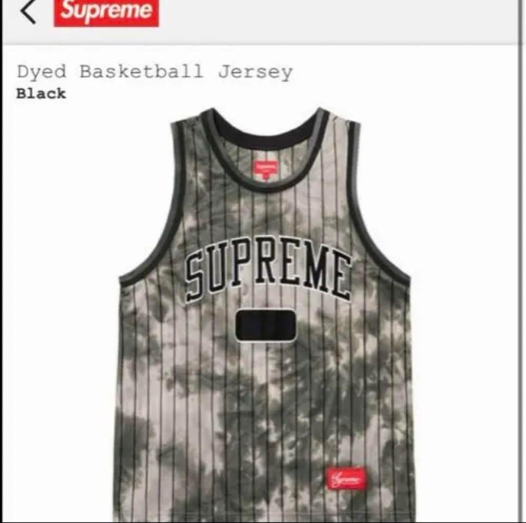Supreme Dyed Basketball Jersey L タンクトップ