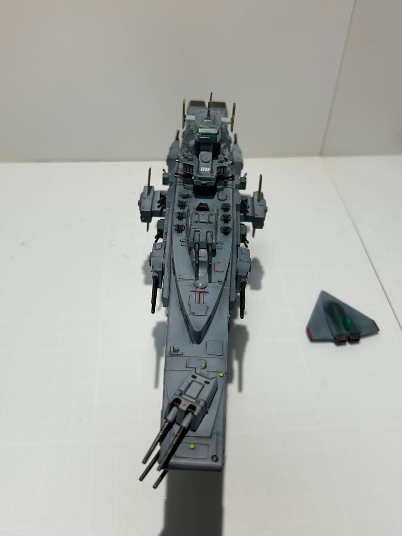 ガンプラ　模型　組立済　 1/1200 マゼラン　完成品　全塗装　旧