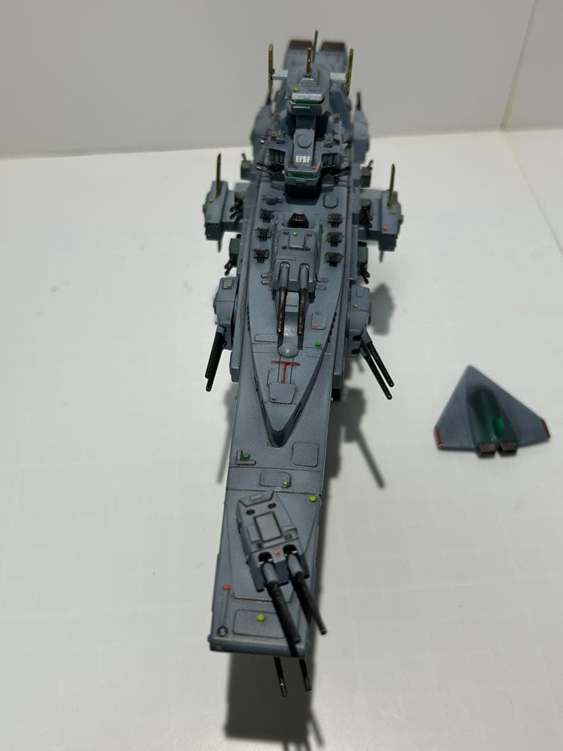 ガンプラ　模型　組立済　 1/1200 マゼラン　完成品　全塗装　旧