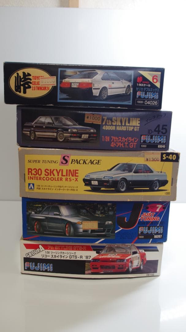 A3825 7th skyline スカイライン　プラモデル (5セット)