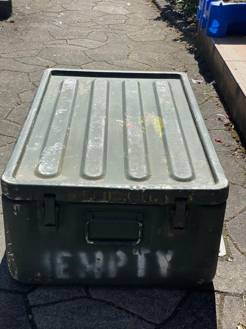 アルミコンテナ　米軍？　ヴィンテージ　アメリカ