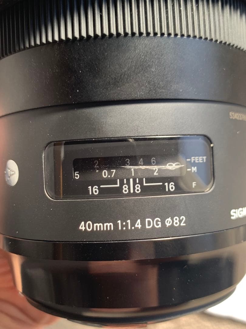 SIGMA シグマ 40mm F1.4 DG HSM Art Canon EF用
