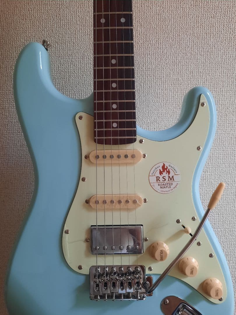 Bacchus BST 2 RSM/R エレキギター ライトブルー