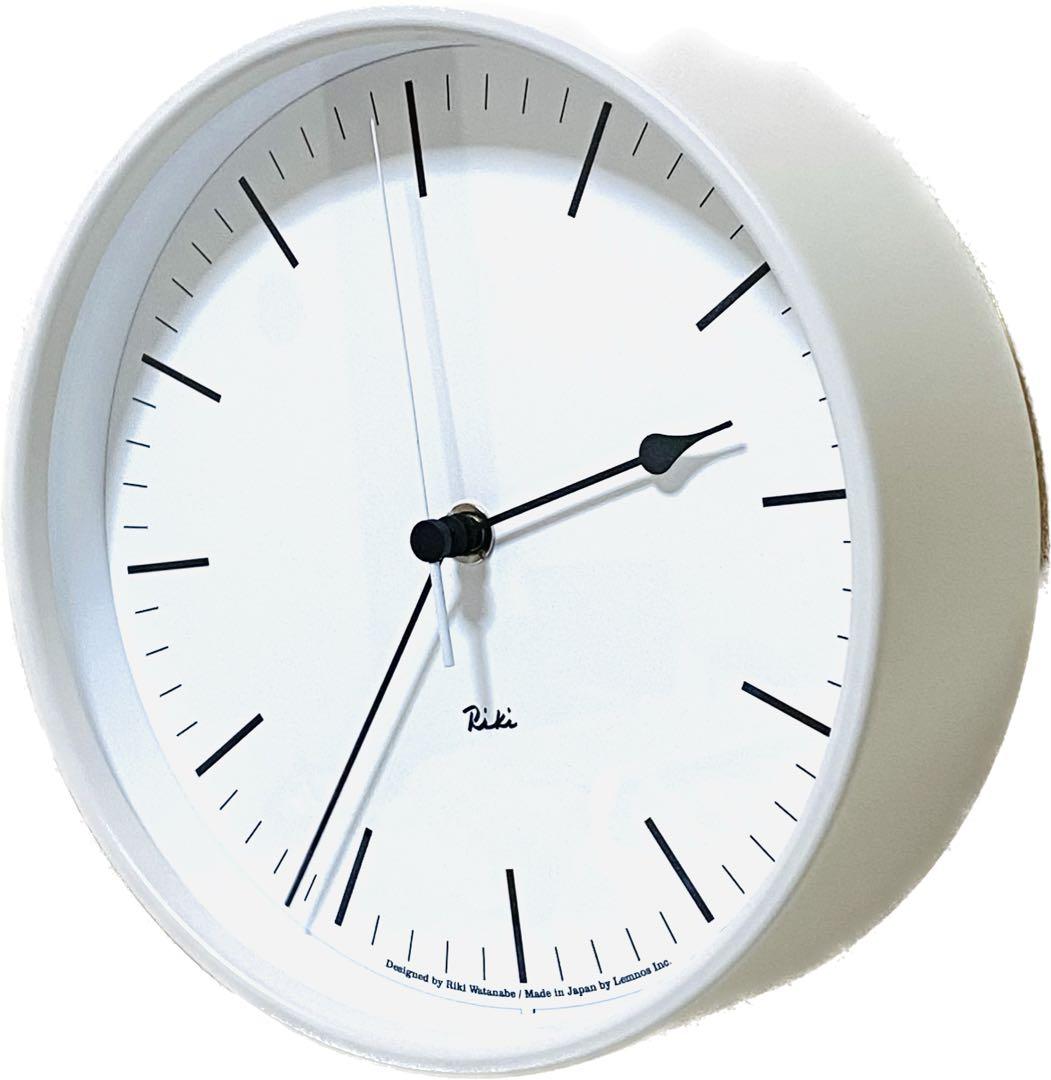 R*A様 静かに時を刻む美しい電波時計RIKIホワイト