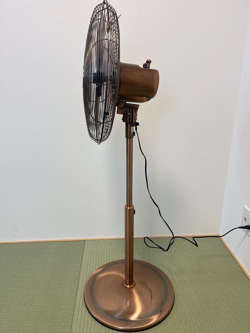 【希少】ドウシシャ　メタル扇風機　EIM-402 カフェ　05年製　昭和レトロ