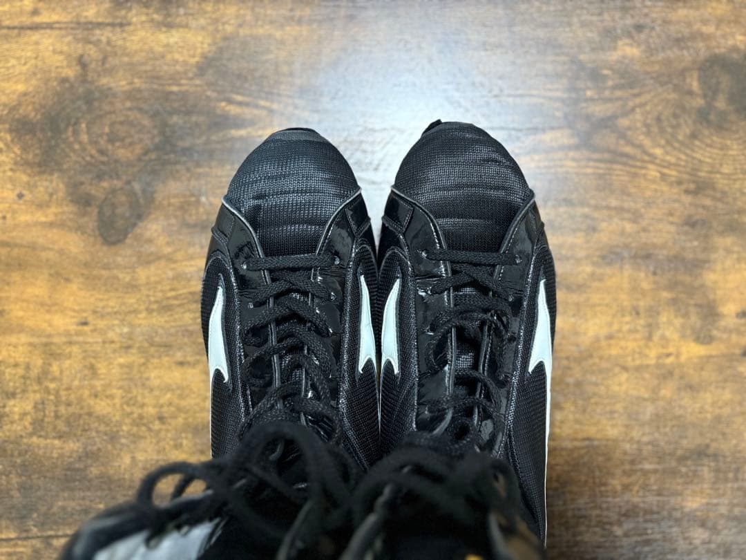 Mizuno ミズノ ボクシングシューズ 黒/白 ハイカット25.5cm