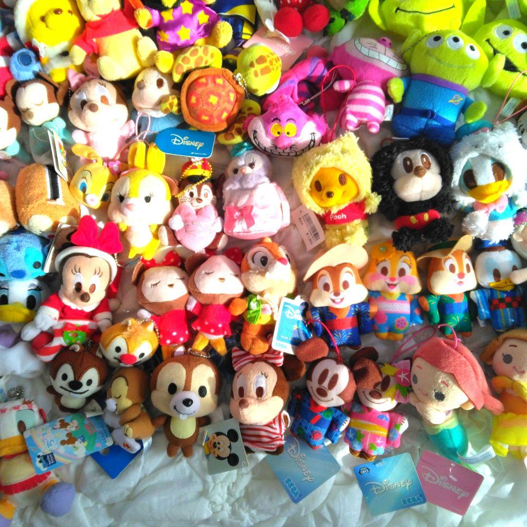 108点　まとめ売り　ディズニー　マスコット　ぬいぐるみ　キーホルダー　大量