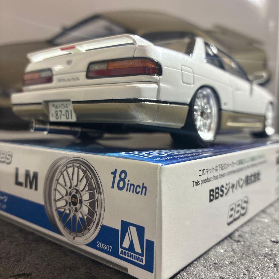 アオシマ 1/24 S 13シルビアk's前期型　完成品