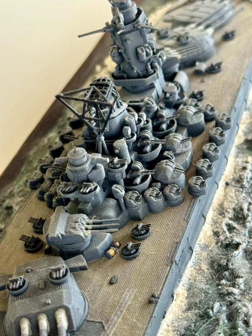 戦艦大和 ヤマト YAMATO 日本海軍戦艦 ジオラマ 完成品