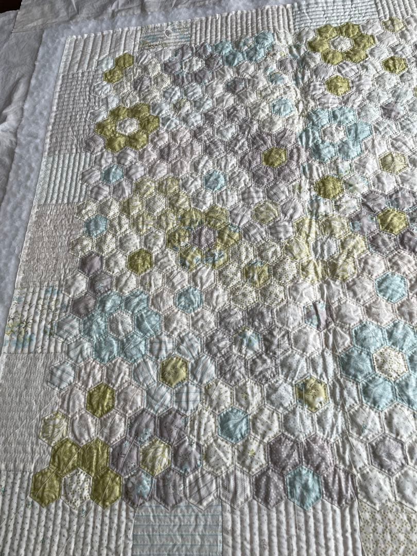 こうの早苗 製作途中 マザーズガーデンのベビーキルト