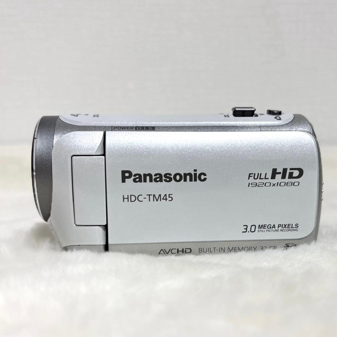 Panasonic HDC-TM45 ビデオカメラ 本体　SDカード ケース付き