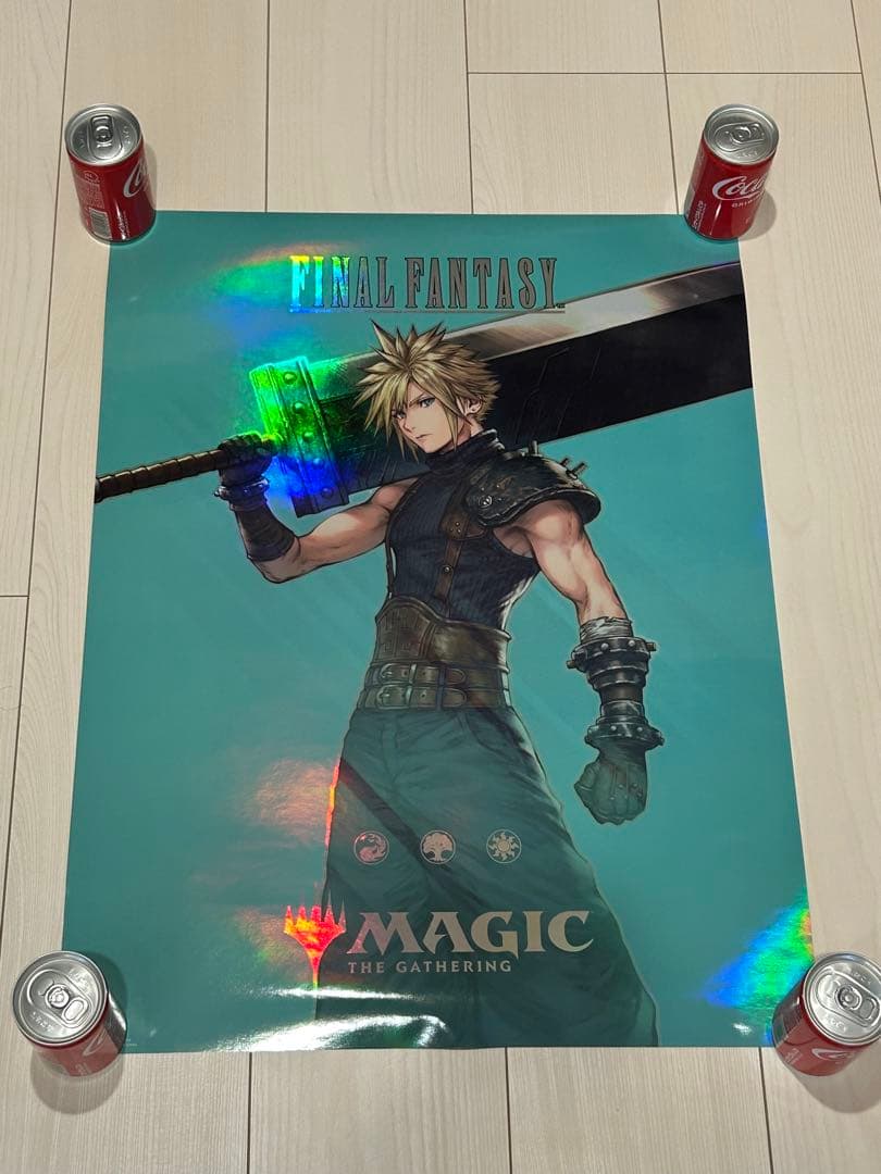 MTG クラウド ファイナルファンタジー ポスター キラ ホロ【未使用新品】