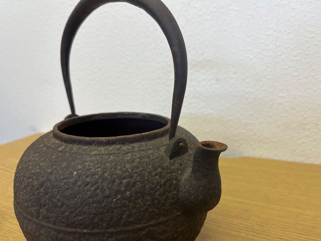 鉄瓶　龍文堂造　茶道具　伝統工芸品　アンティーク　インテリア