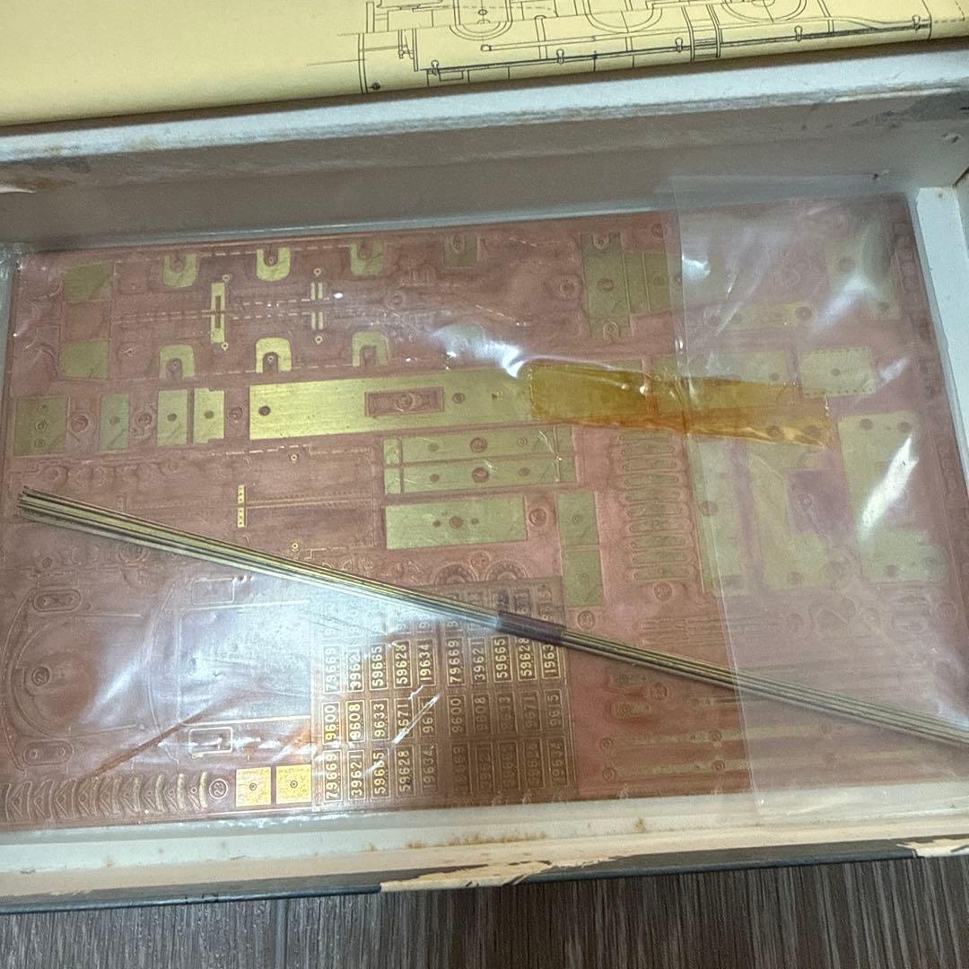 鉄道模型社 国鉄9600形 蒸気機関車 HOゲージ 真鍮 ブラスキット 未組立