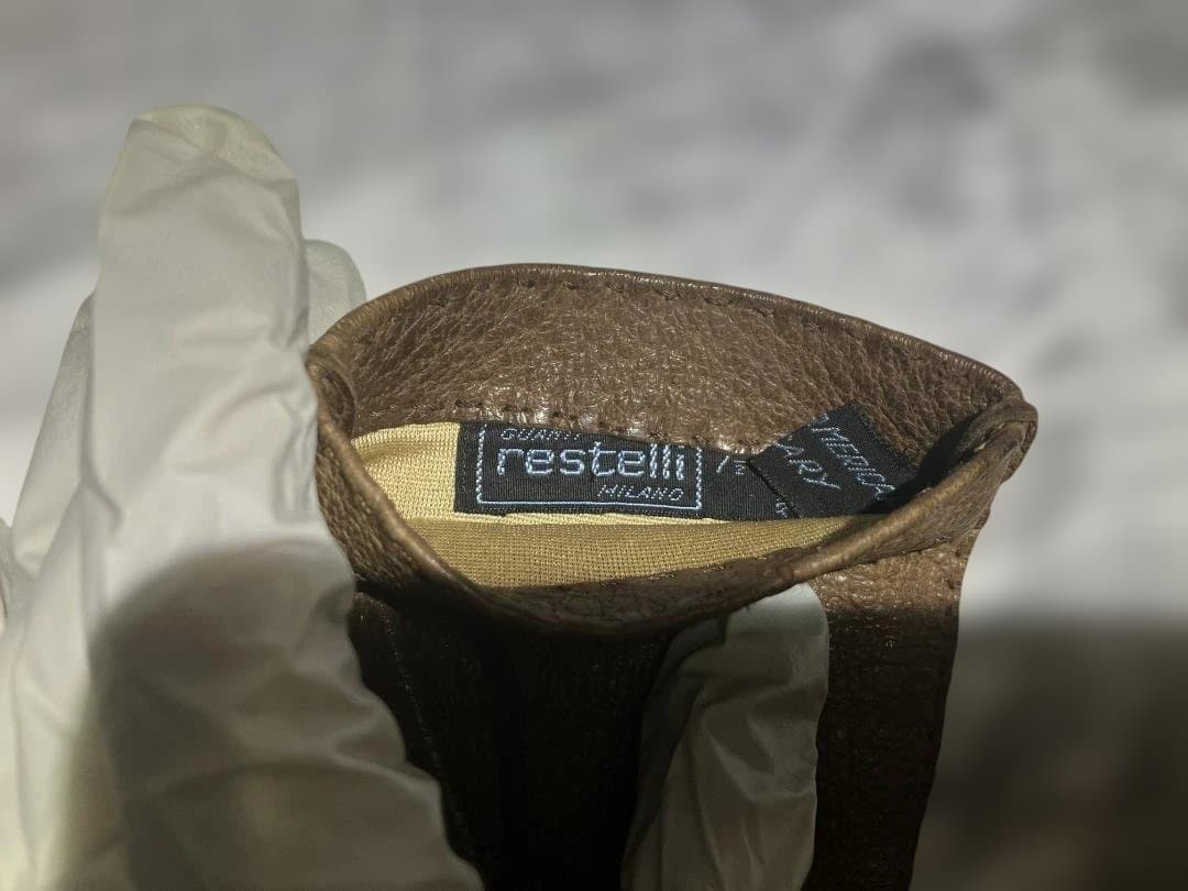 e*e様 restelli リステリー の手袋 ペッカリー100パーセント 裏地