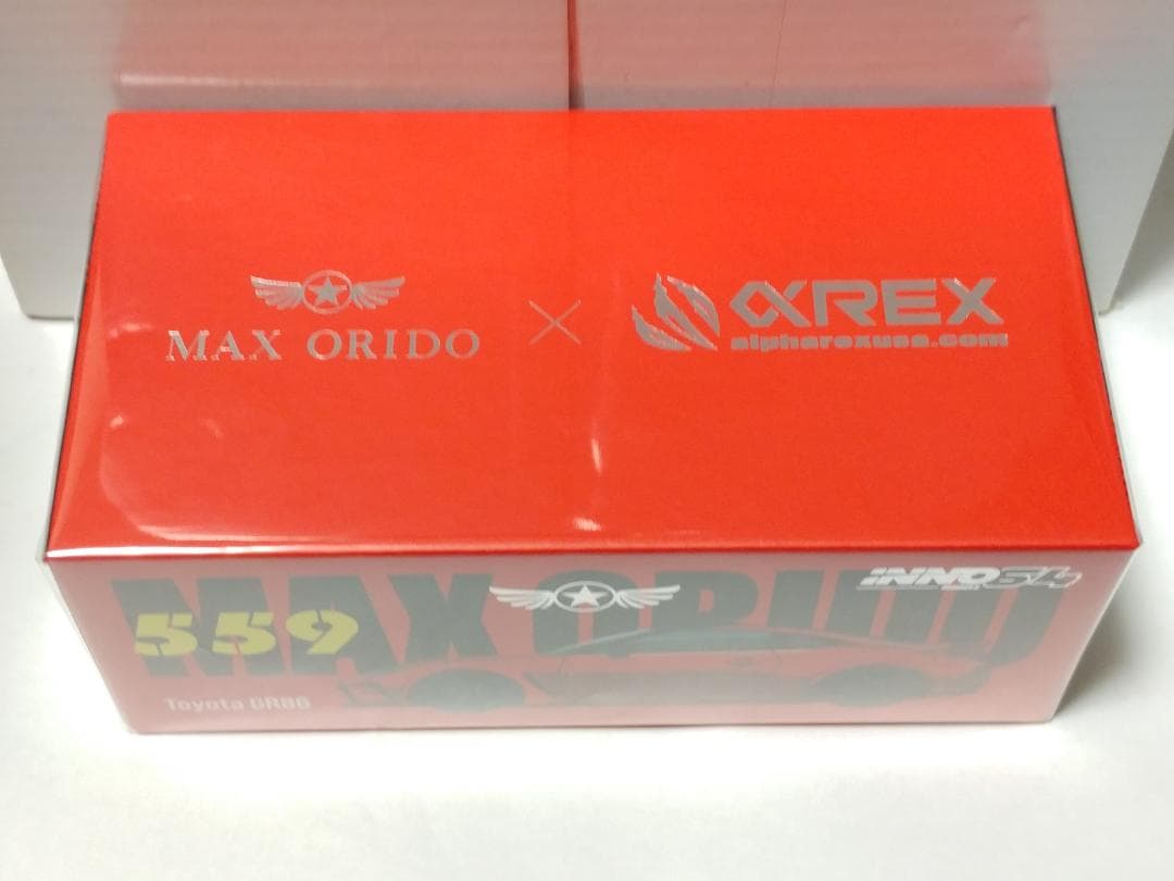 イノモデル 1/64 トヨタ GR86 織戸学 レッド