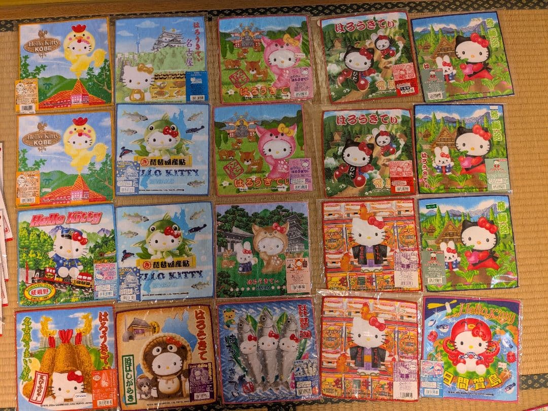 ご当地キティ　ナースキティ　ミニタオル 　企業コラボ　JRA　献血　大量約376