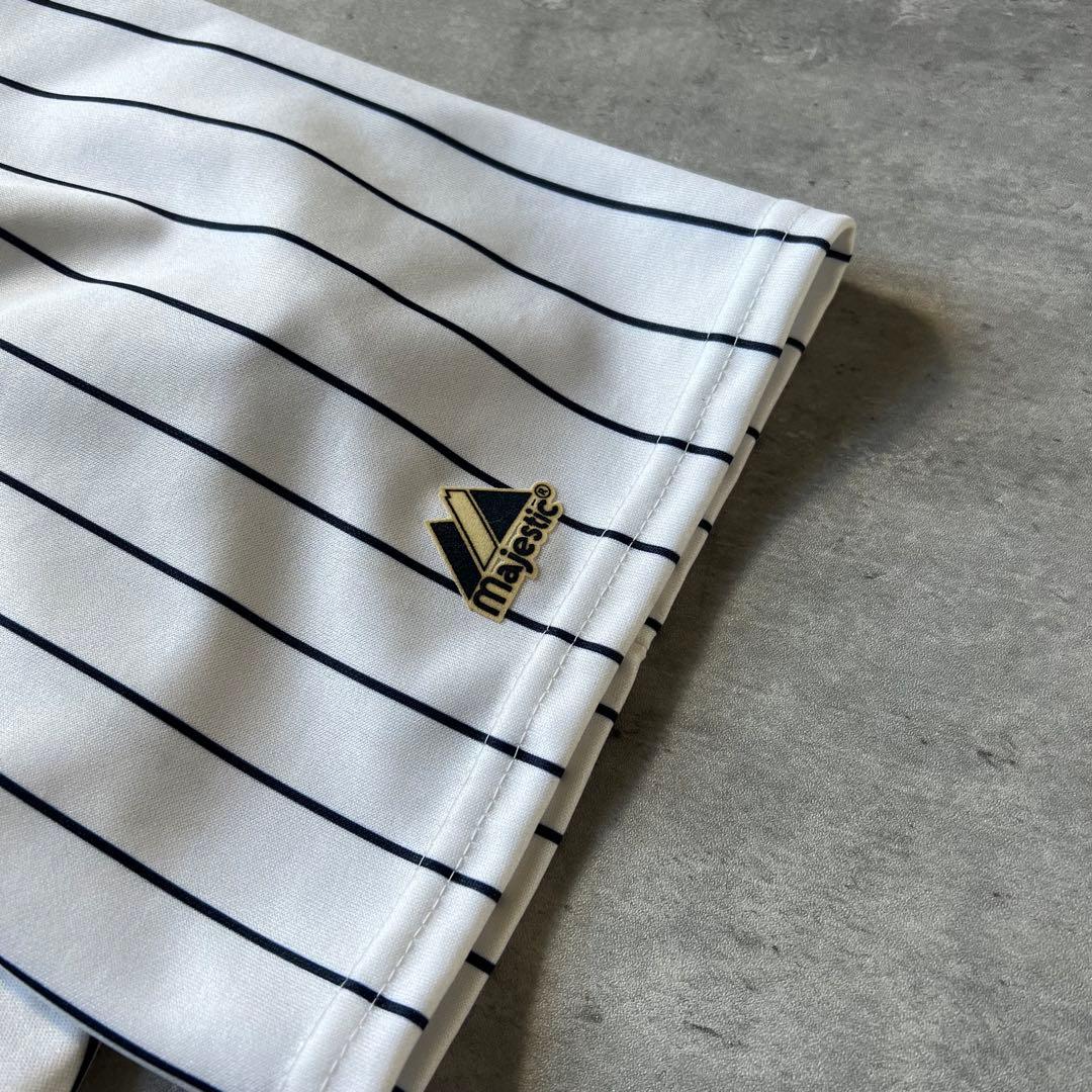 【usa製、松井秀喜#55】Majestic MLBヤンキースゲームシャツ野球