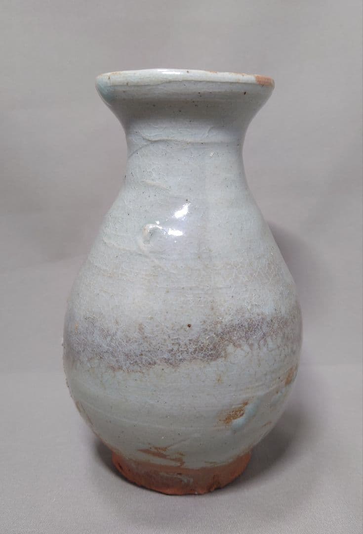 珍品！　李朝堅手瓶　白磁　李朝前期