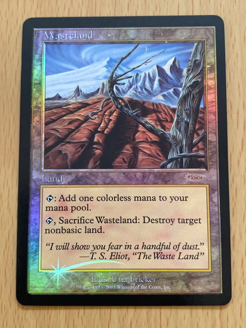 不毛の大地/Wasteland ジャッジ褒賞　FOIL その1