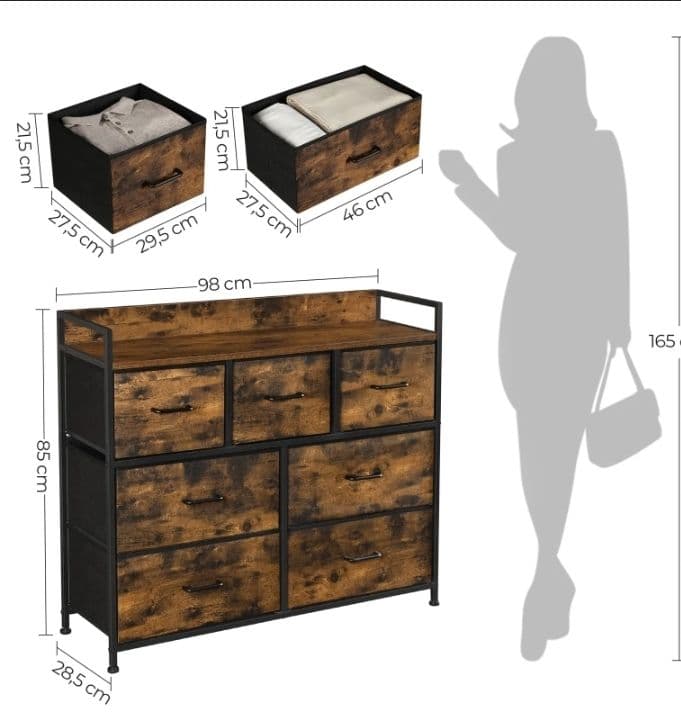 ヴィンテージ風収納チェスト　キャビネット