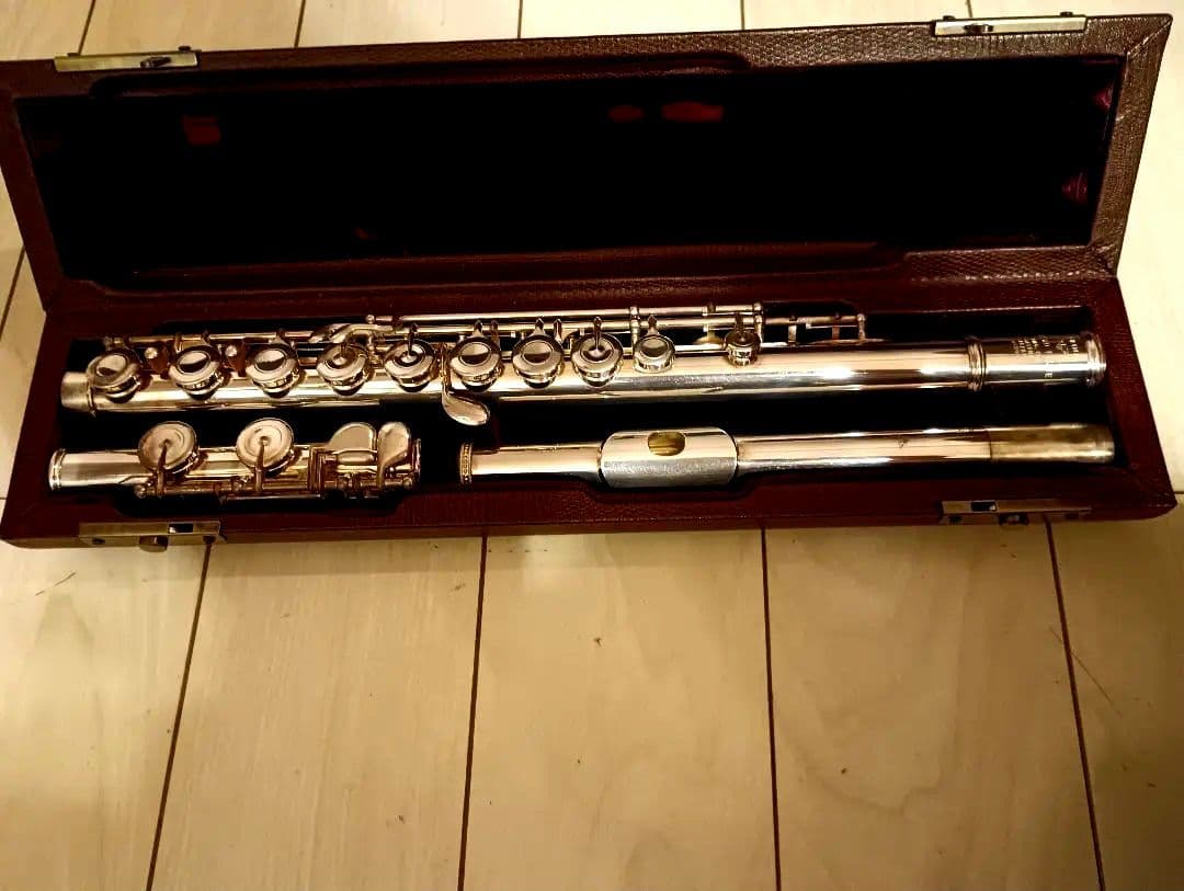 サンキョー　フルート　ハンドメイド　総銀