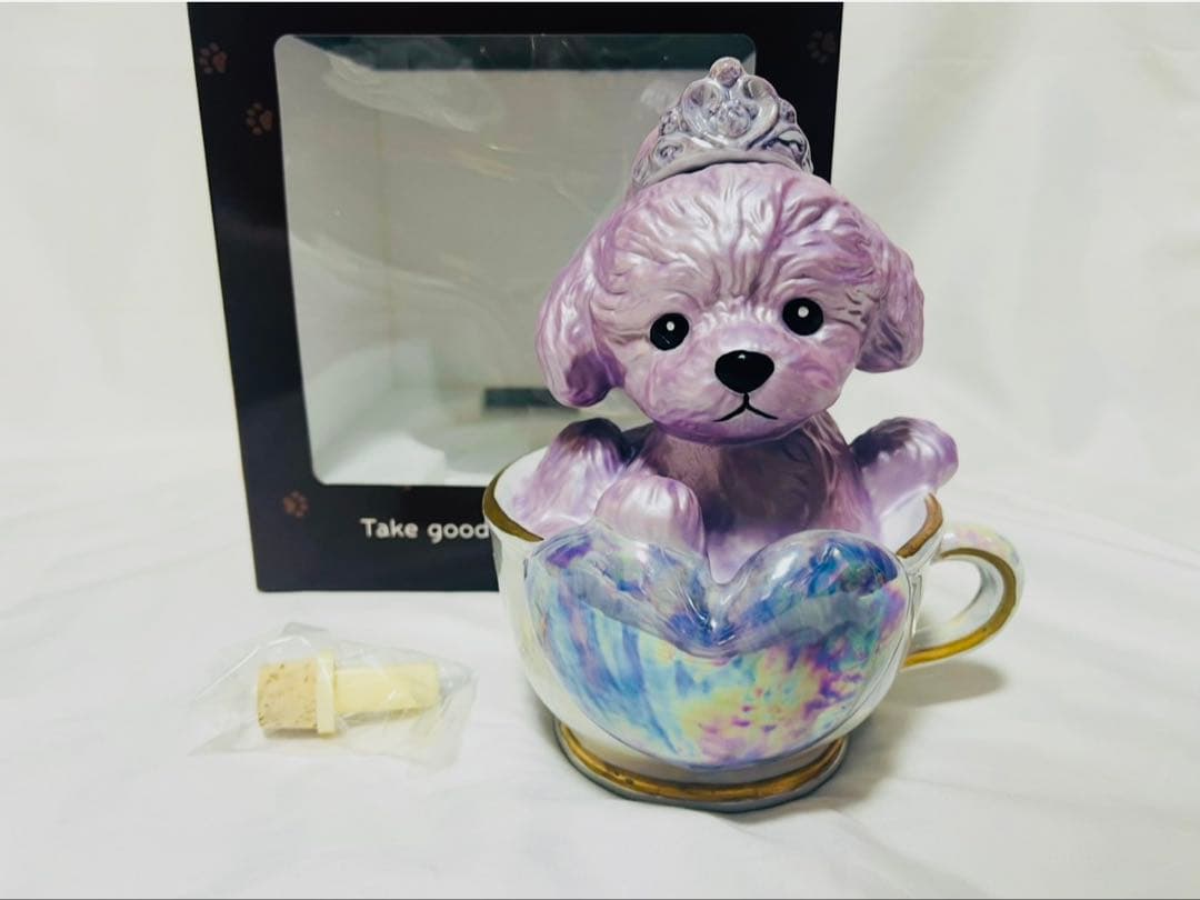 ティーカップ　プードル　デキャンタ　ローズ　ポアラー・箱付　未開封