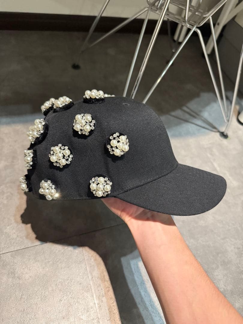 帽子 SICKO MONSTER CRYSTALS FITTED CAP 58cm