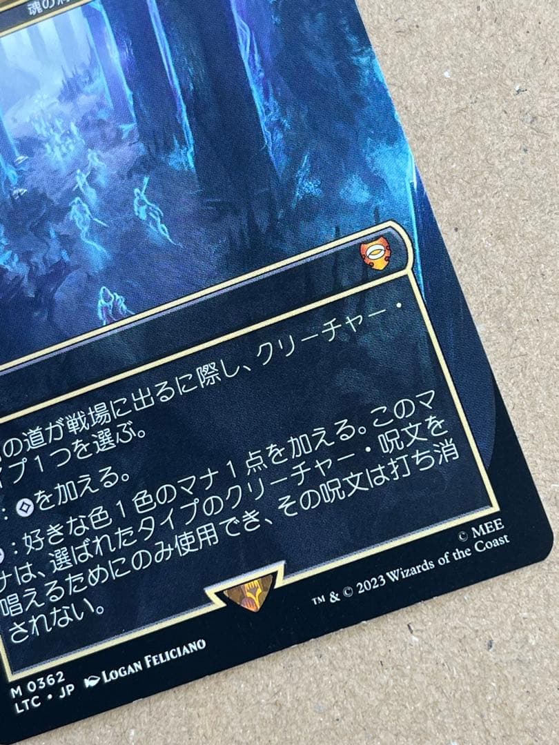 MTG 指輪物語　死者の道　魂の洞窟　Cavern of Souls日本語版