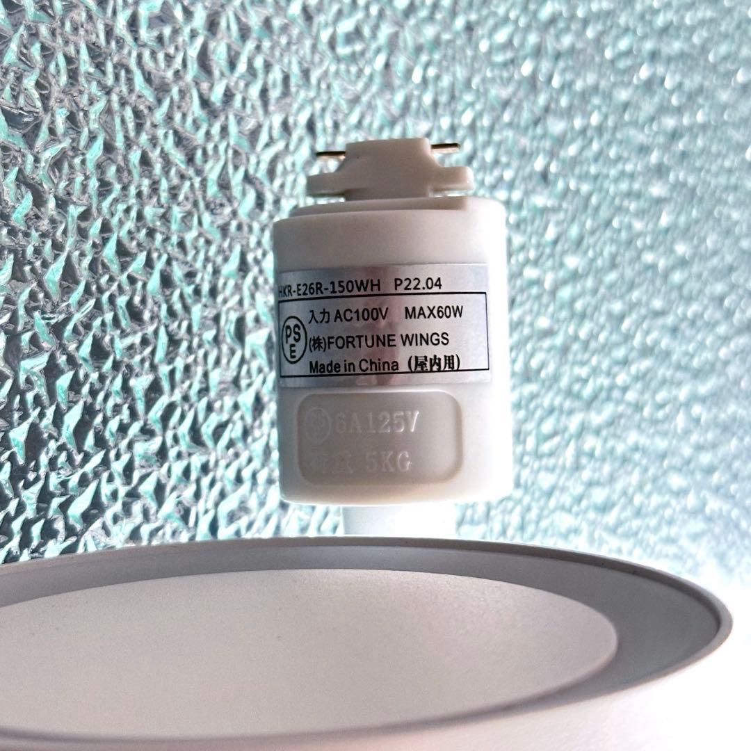 スポットライト ダクトレール用　ホワイト　4個セット