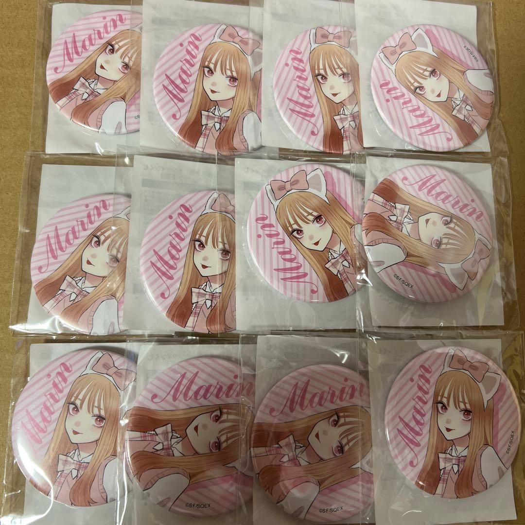 着せ恋　スクエニくじ　缶バッジ　ピンク　海夢　12個