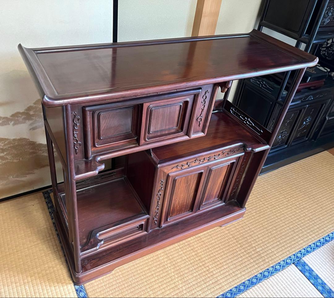 S*m様 茶箪笥 飾り棚 茶棚 レトロ アンティーク①