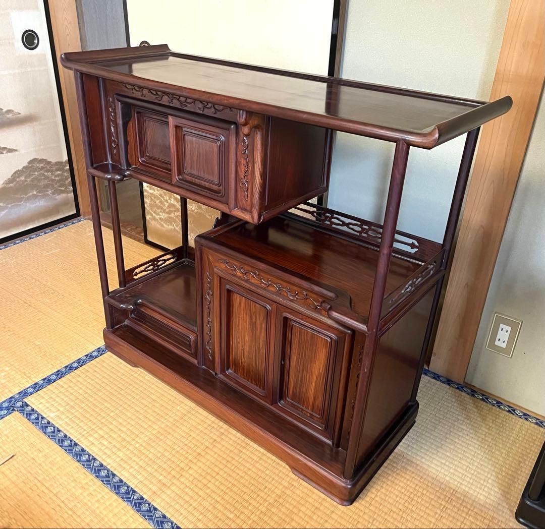 S*m様 茶箪笥 飾り棚 茶棚 レトロ アンティーク①