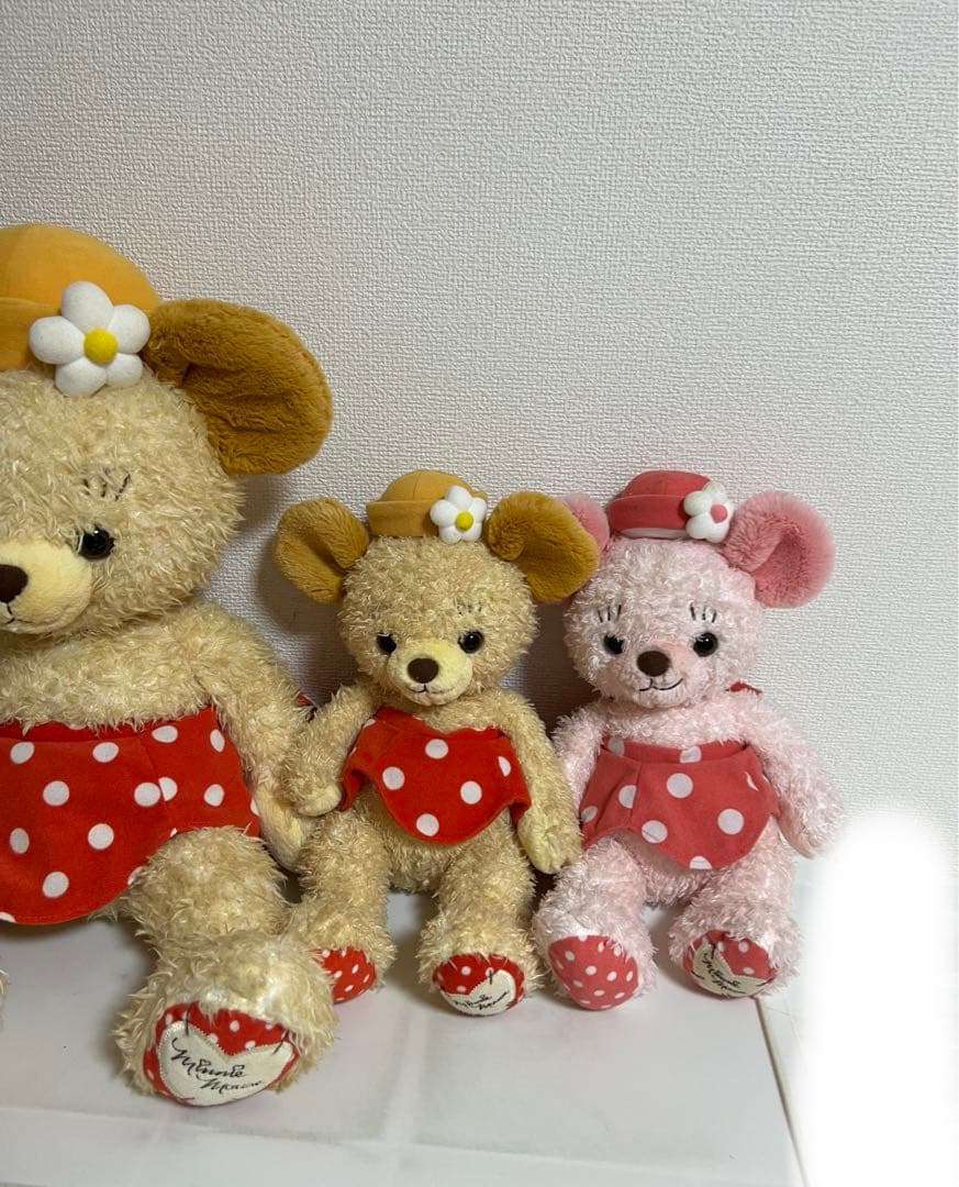 カドリーベアーの特大ぬいぐる、Mサイズ、ピンク