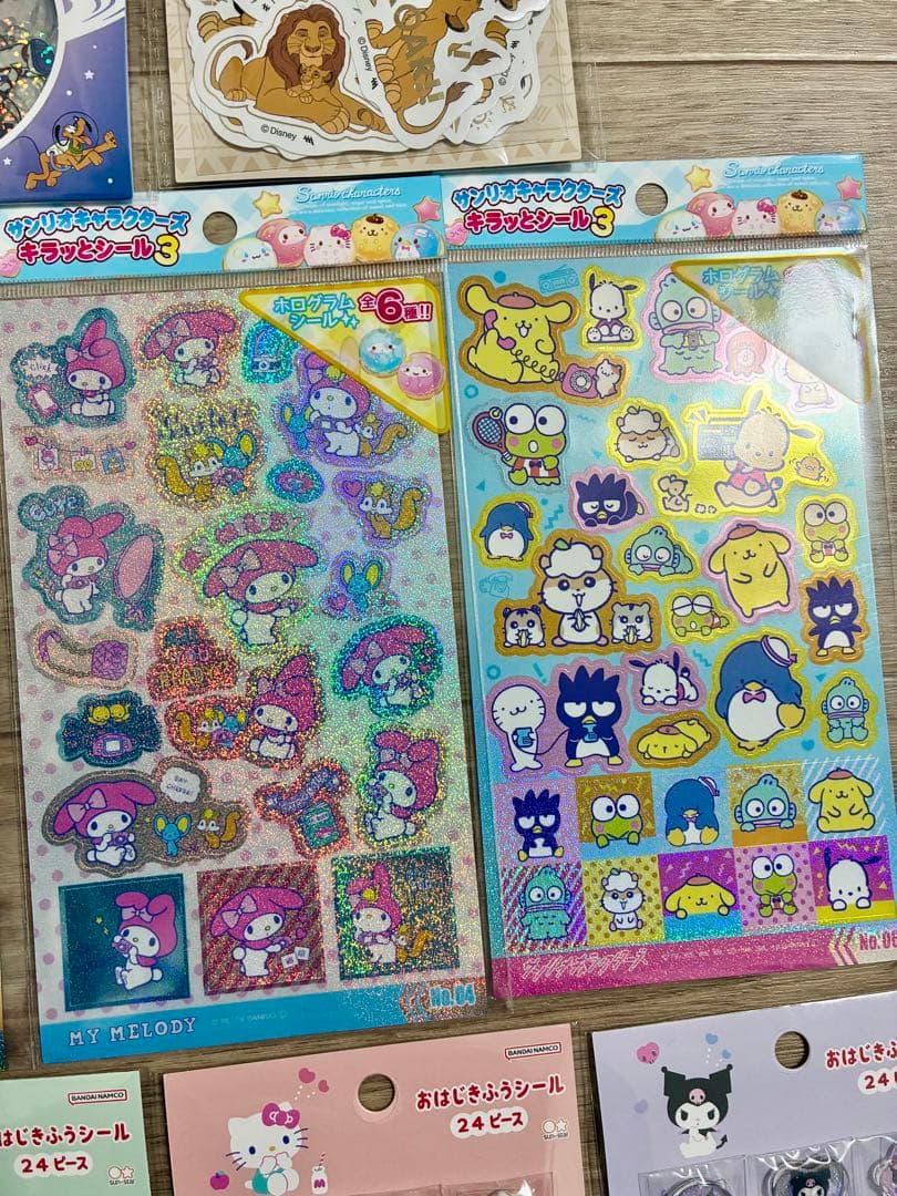 シール　17セット　サンリオ　ディズニー
