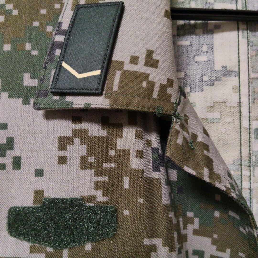 中国人民解放軍 07式林地迷彩服 実物 上下+戦闘服ズボン用ベルト セット