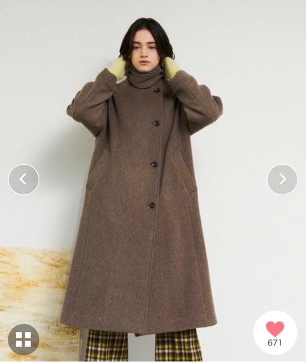 チェスターコート ロングコート　※クリーニング済み