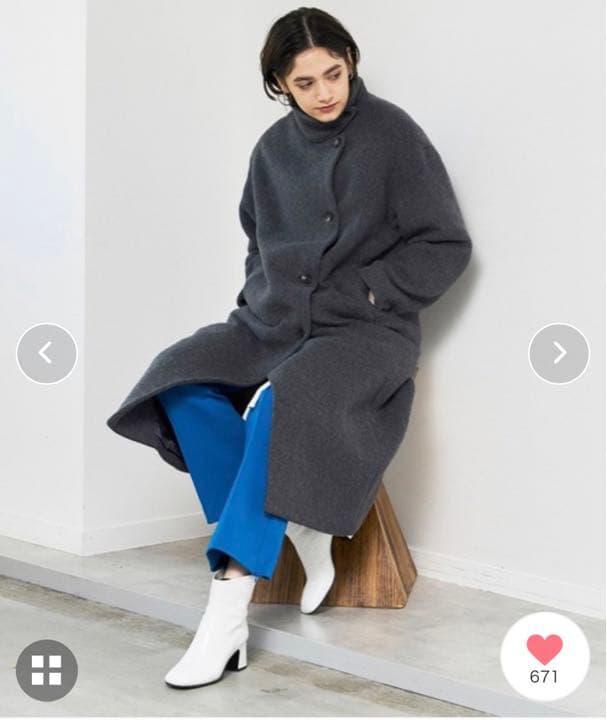 チェスターコート ロングコート　※クリーニング済み