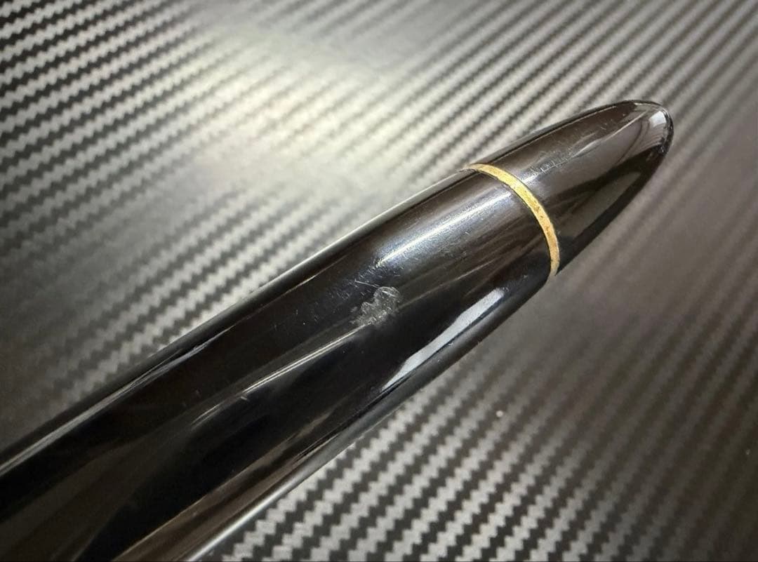 美品 モンブラン マイスターシュテュック 149 14C 中白 F 細字 万年筆