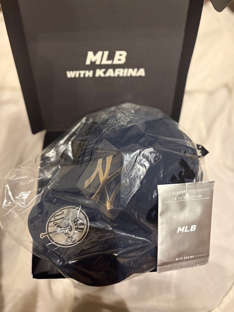 aespa カリナ KARINA MLB ボールキャップ 57 フォトカード付