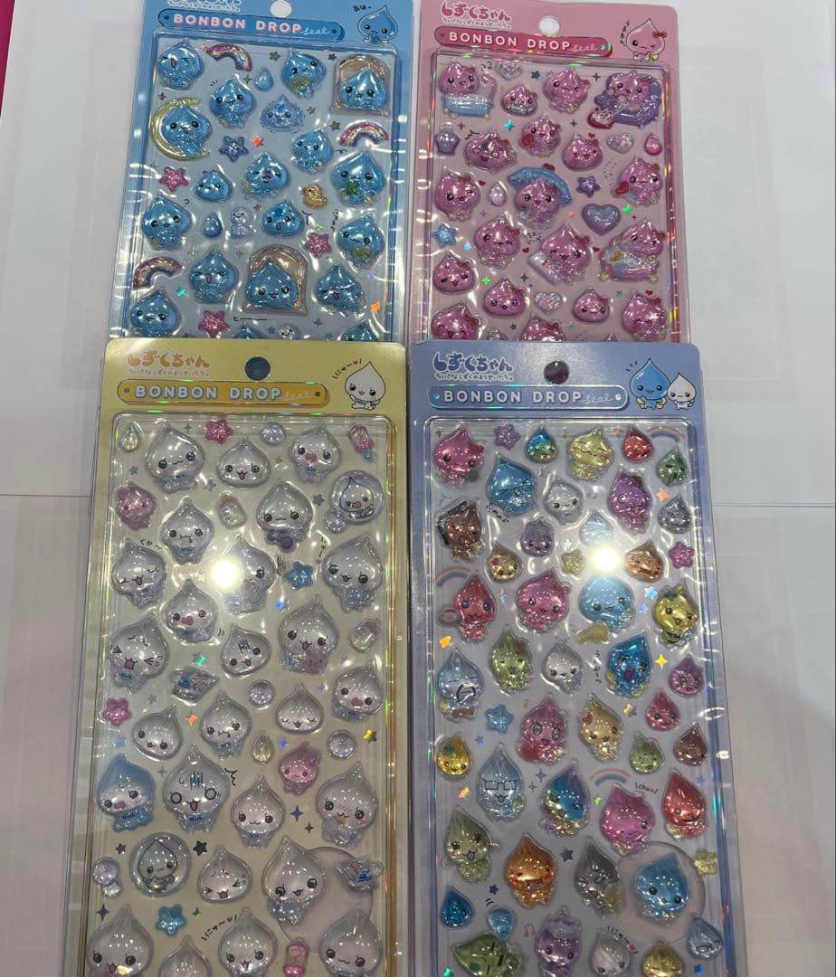 しずくちゃん　ボンボンドロップシール