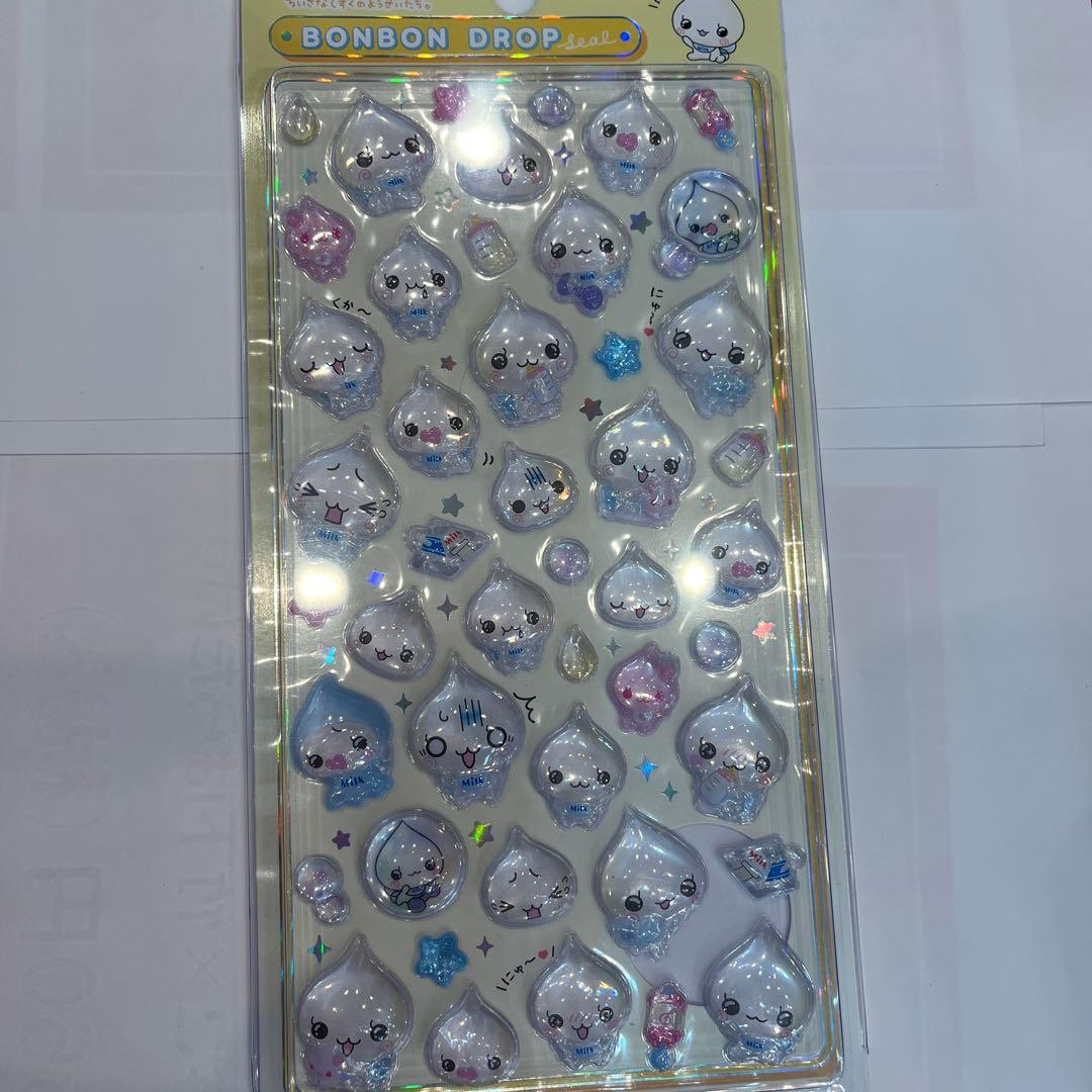 しずくちゃん　ボンボンドロップシール