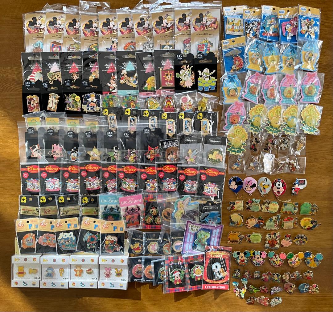 ディズニー　ピンバッジ セット　約150個