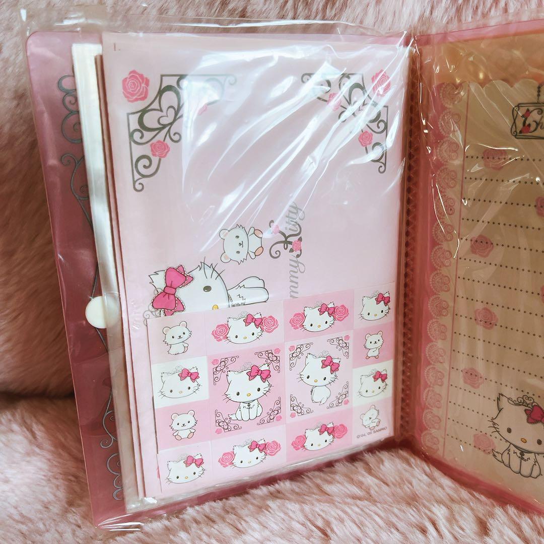 希少レア　チャーミーキティ　レターセット　ケース　ティアラ　2005 サンリオ