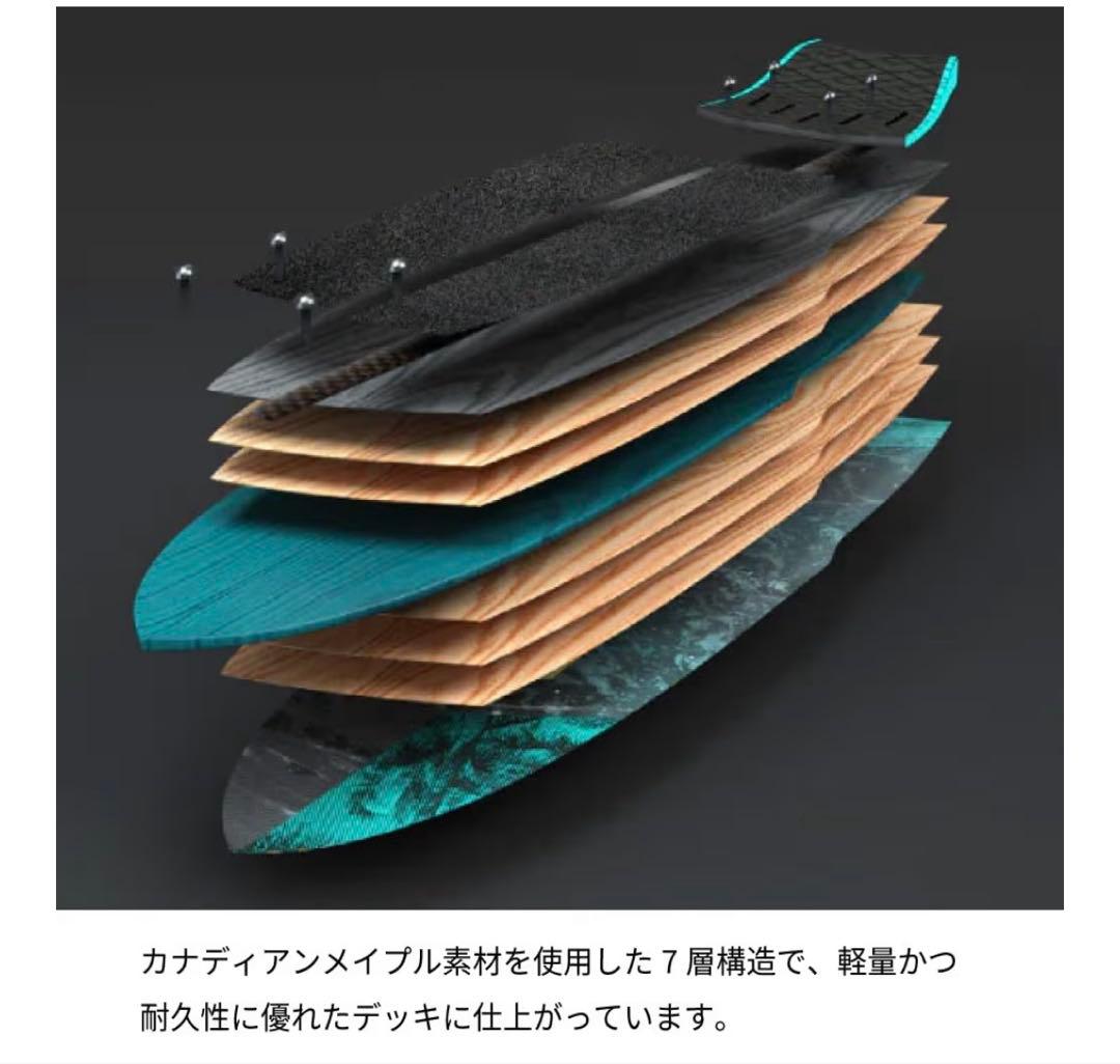 AZTRON OCEAN オーシャン36 サーフスケートボード カーボン 36”