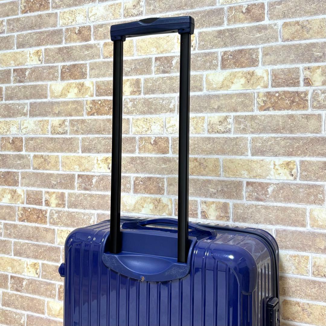 【美品】 リモワ サルサ キャリーケース スーツケース２輪 60L ネイビー