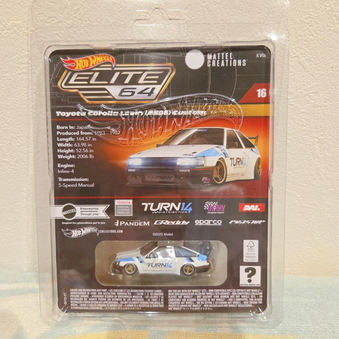 2台セット ホットウィール エリート64 カローラレビン ダットサン280ZX